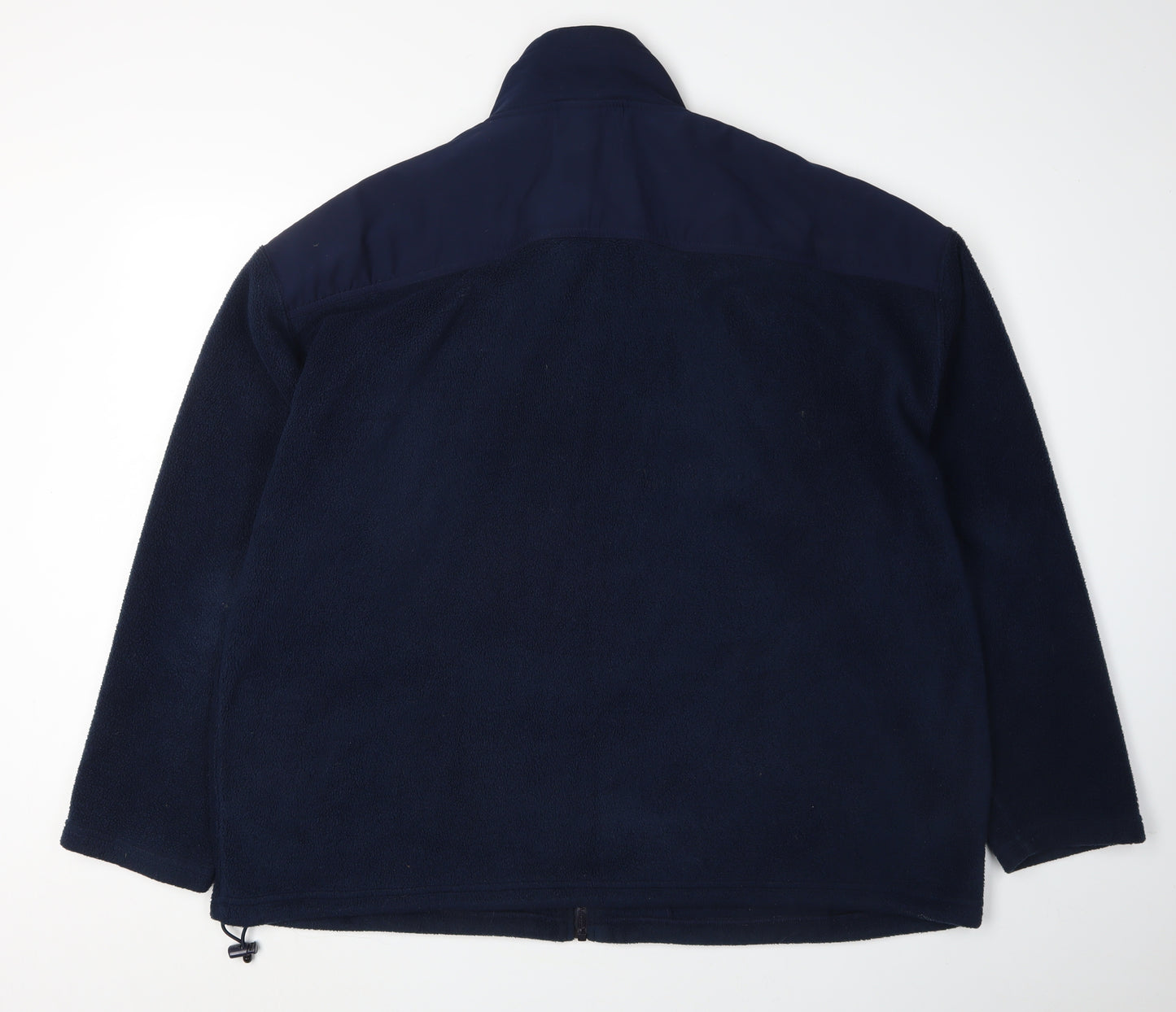 Canda Men's Blue Fleece Jacket 2XL Casual Mid-Length