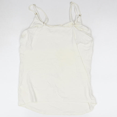 Old Navy Maternity White Camisole Tank Top L