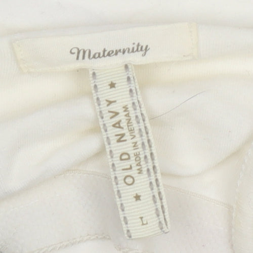 Old Navy Maternity White Camisole Tank Top L
