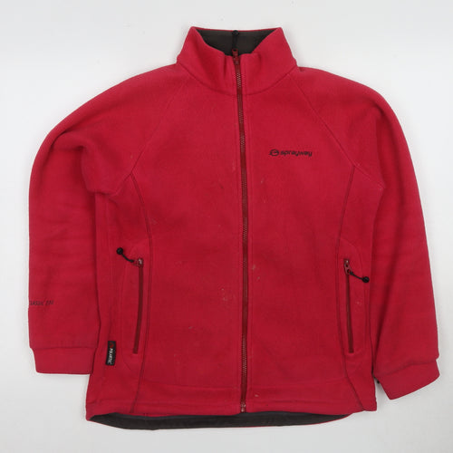 Sprayway Women's Red Fleece Jacket Size 12