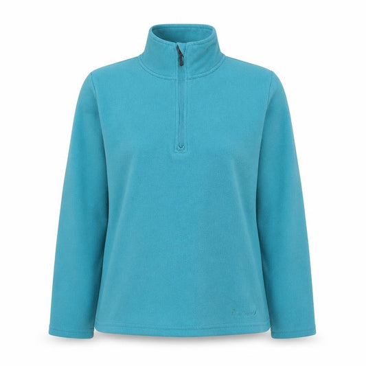 Front view of Peter Storm Women's Blue Fleece Pullover Sweatshirt, size 12