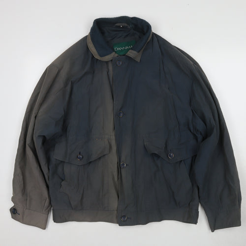 Dannimac Men's Green Jacket M Button-Up, Cotton/Nylon