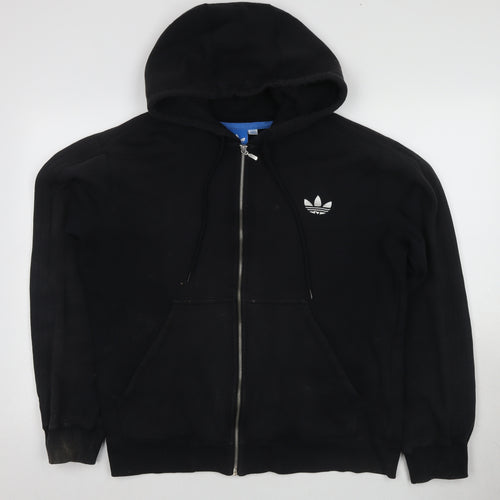 Adidas Men's Black XL Full Zip Hoodie