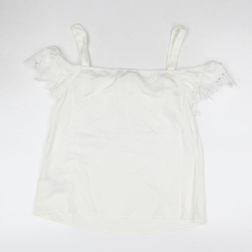 Oasis Women's White Camisole Blouse Size 10