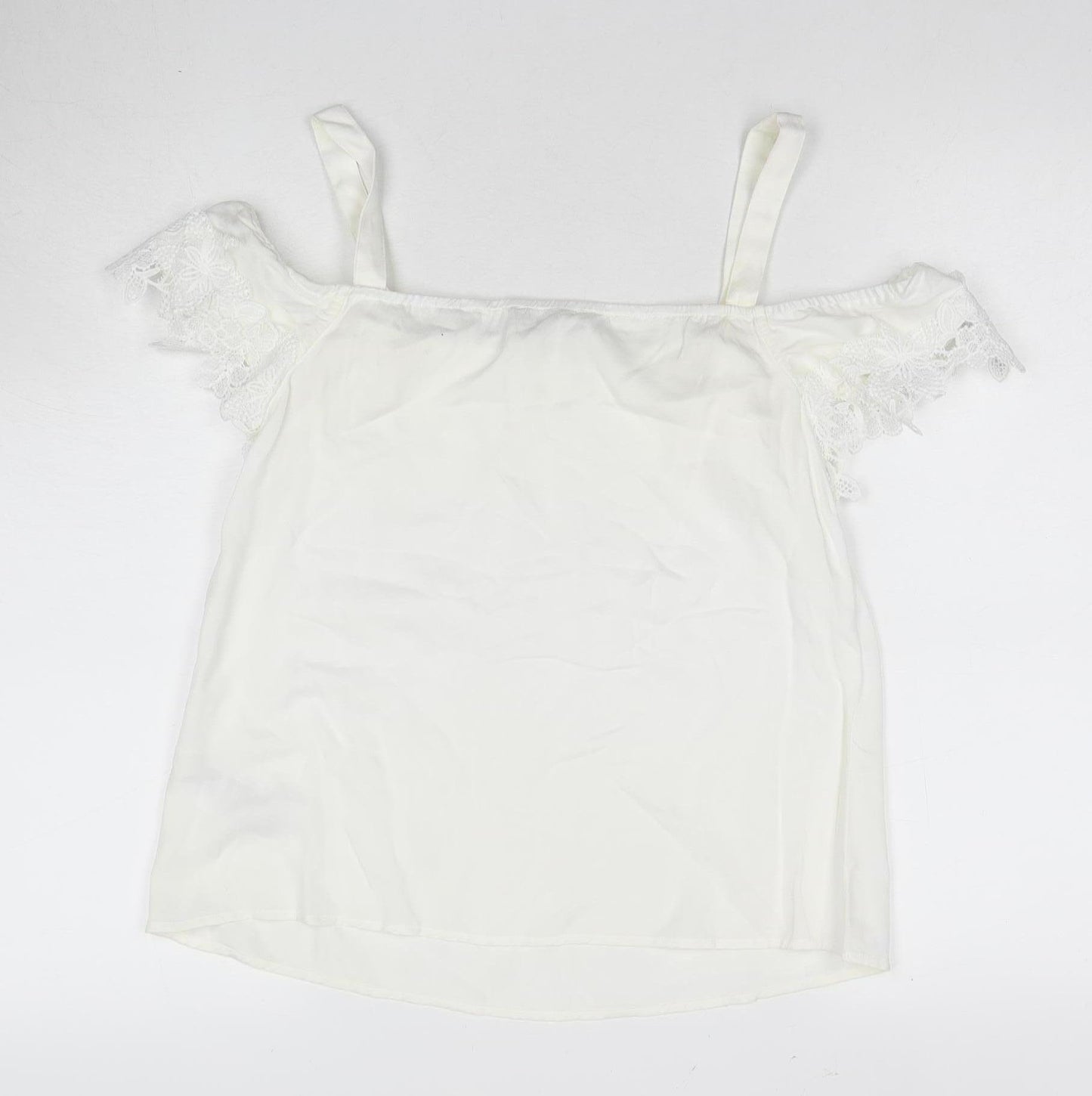 Oasis Women's White Camisole Blouse Size 10