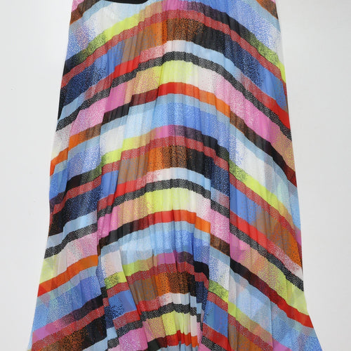 Roman Women's Multicoloured Pleated Skirt Size 20