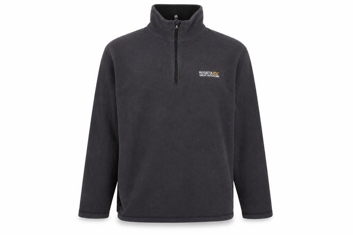 Regatta Men's Black 1/4 Zip Fleece Sweatshirt S