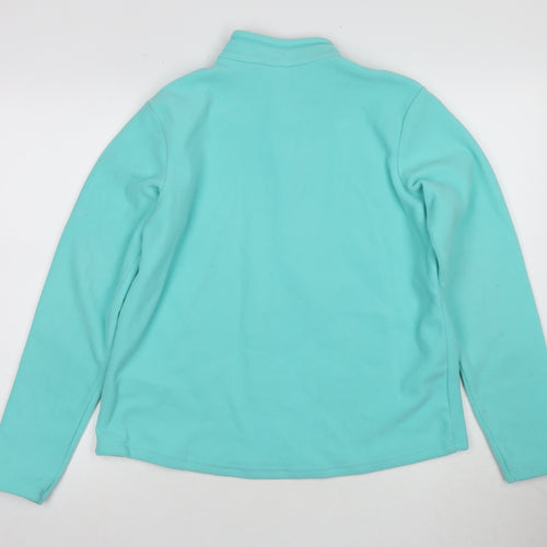 Quechua Girls Blue Fleece Full Zip Sweatshirt 14-15 Years