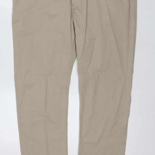 Autograph Men's Beige Slim Chino Trousers 40 Waist