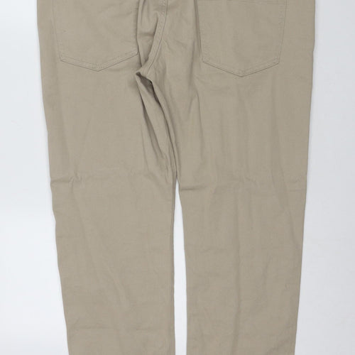 Autograph Men's Beige Slim Chino Trousers 40 Waist