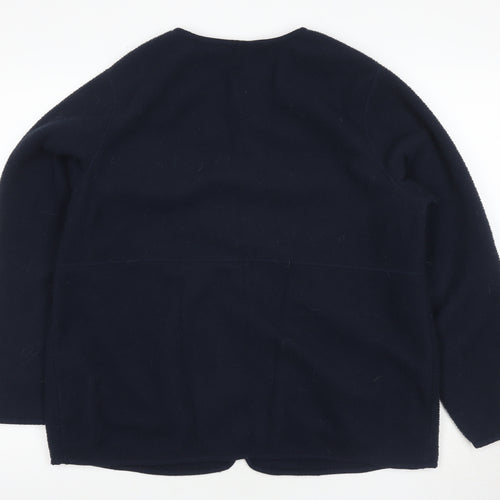 Marks and Spencer Women's Black Wool Jacket L Casual