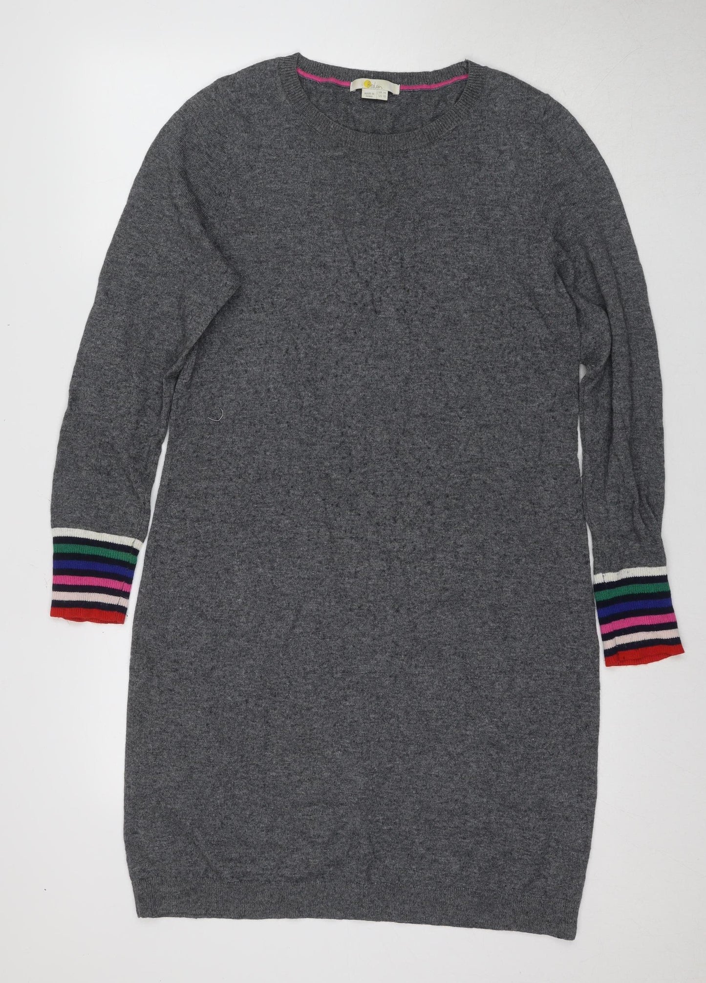Boden Women's Grey Jumper Dress Size 14