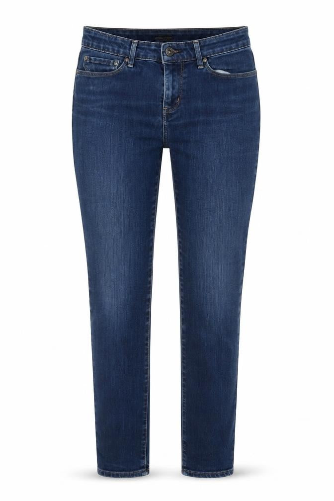 Front view of Levi's Women's Blue Skinny Jeans, size 28