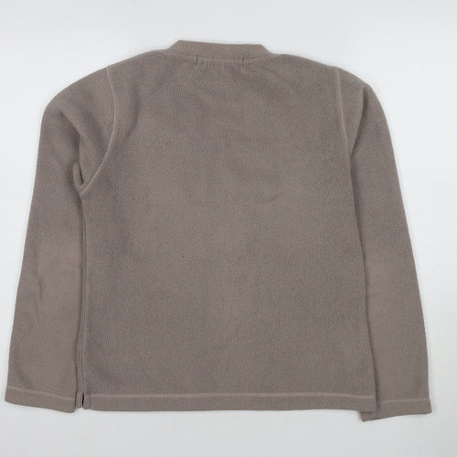 Great Plains Women's Grey Medium V-Neck Pullover Sweatshirt