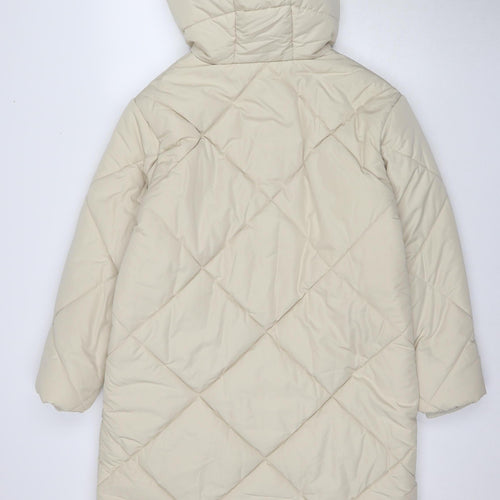 Marks and Spencer Women's Beige Puffer Jacket Size 12