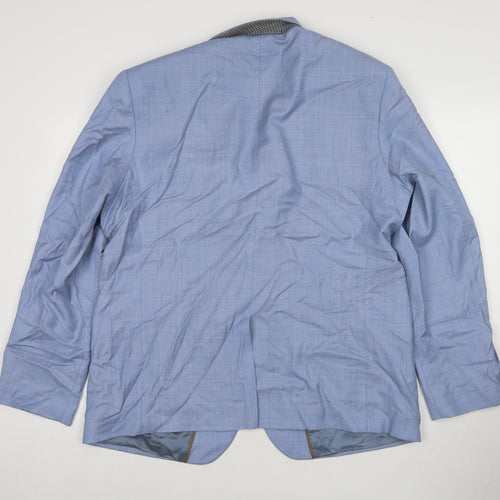 Marks and Spencer Men's Blue Wool Blazer Size 46R
