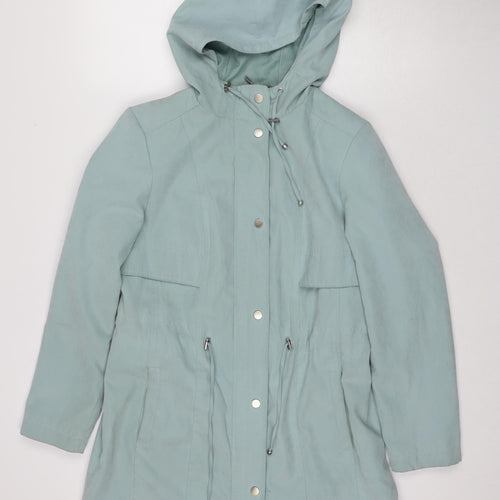 Bonmarche Women's Green Hooded Jacket Size 10