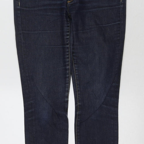SQIN Women's Slim Fit Dark Blue Denim Jeans Size 1