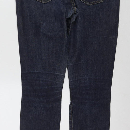 SQIN Women's Slim Fit Dark Blue Denim Jeans Size 1