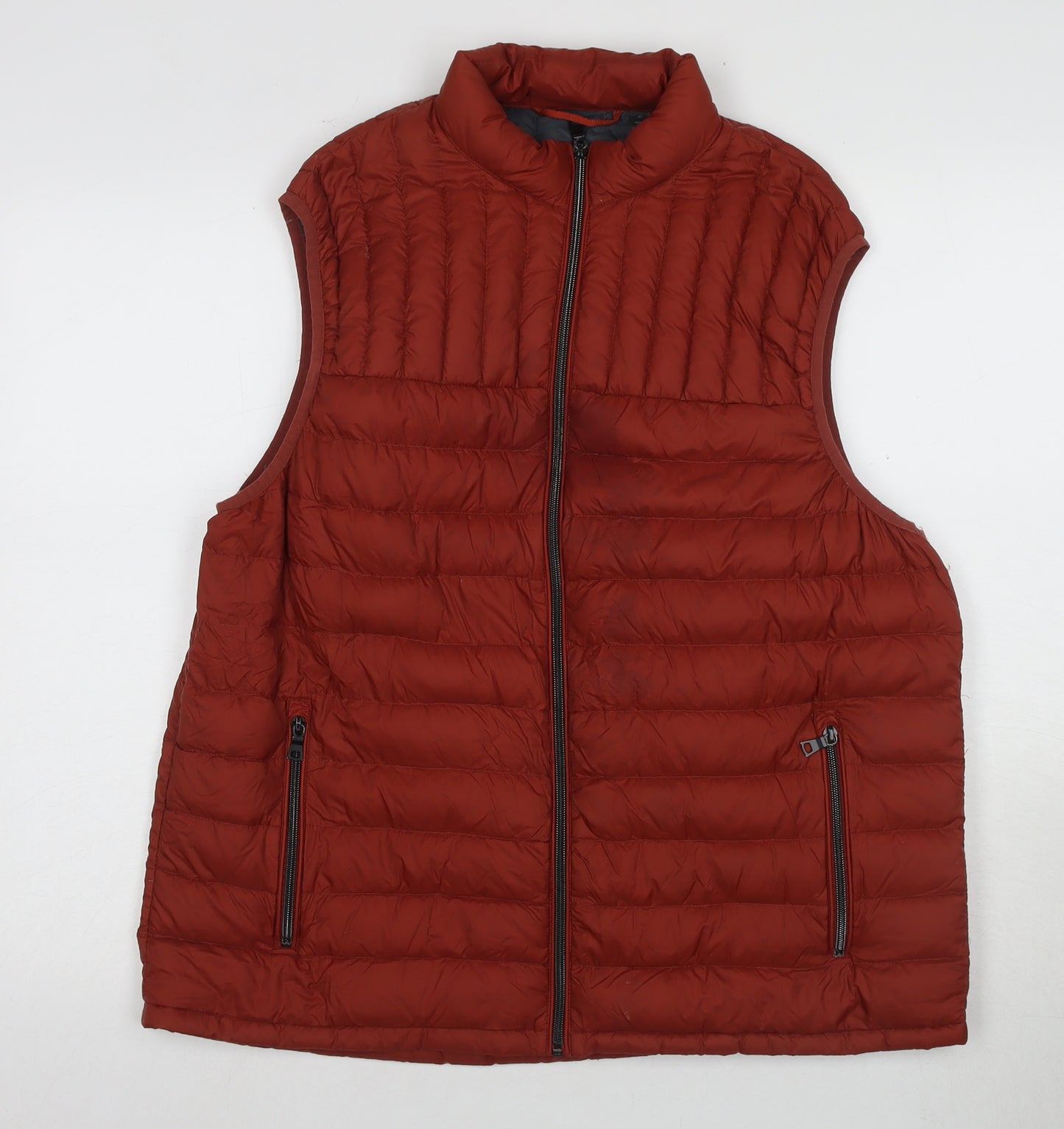 Marks and Spencer Men's Red Puffer Waistcoat XL