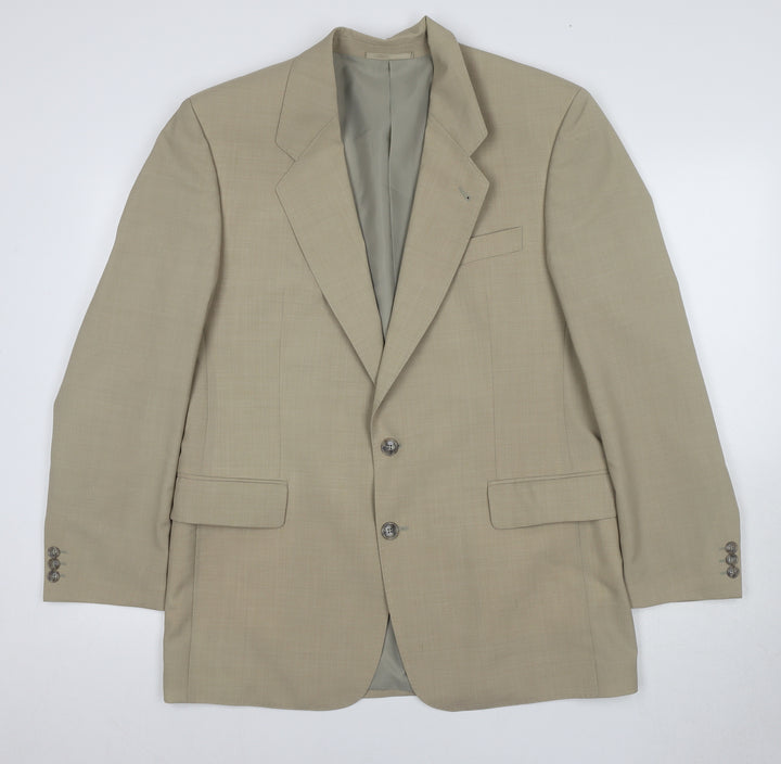 Vaughan Davies Men's Beige Blazer Size 40R Regular Fit