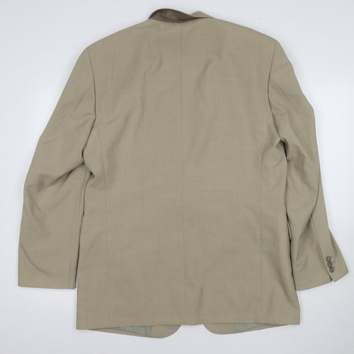 Vaughan Davies Men's Beige Blazer Size 40R Regular Fit