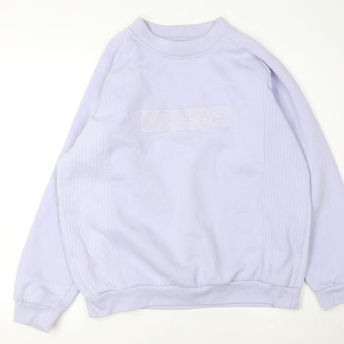 LA Gear Women's Blue Logo Pullover Sweatshirt Size Small