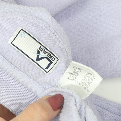 LA Gear Women's Blue Logo Pullover Sweatshirt Size Small