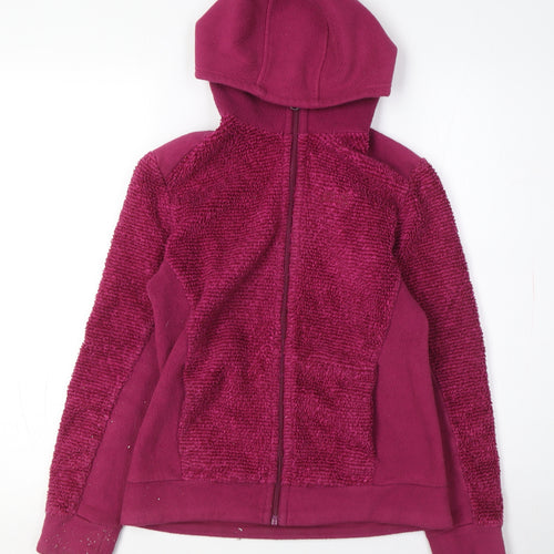 Jack Wolfskin Teens Purple Full Zip Hoodie Size 12