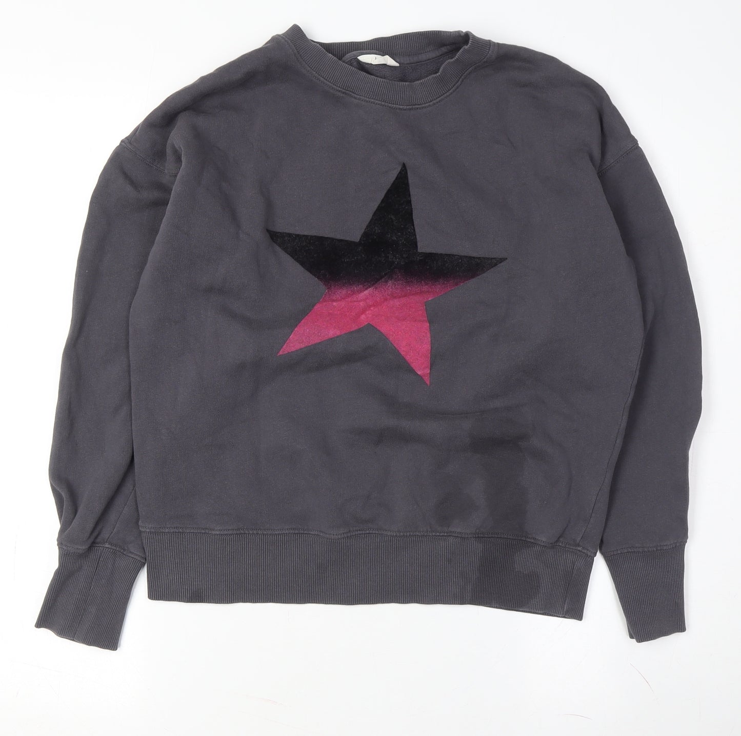 Hush Women's Grey Star Pullover Sweatshirt XS