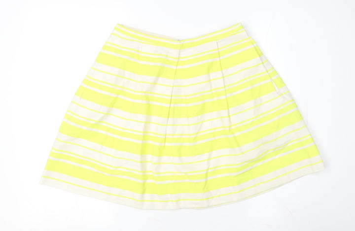 Gap Women's Yellow A-Line Knee Length Skirt Size 4