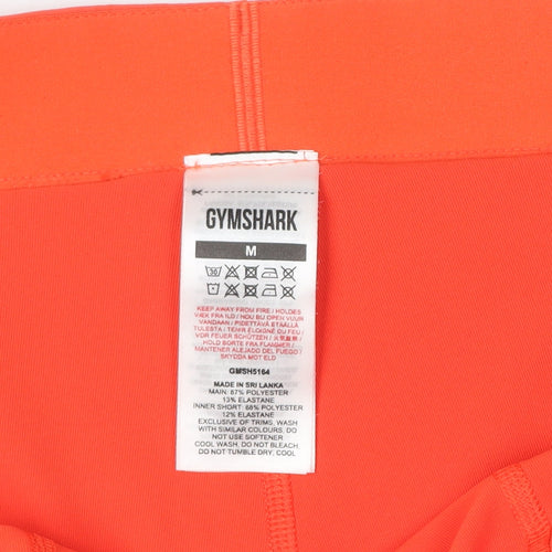 Gymshark Men's Orange Sweat Shorts M Casual