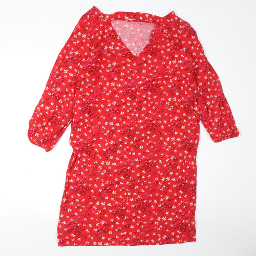 Gap Women's Red Floral Shift Dress XS