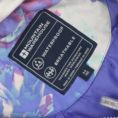 Mountain Warehouse Girls Multicoloured Puffer Jacket 5-6 Years
