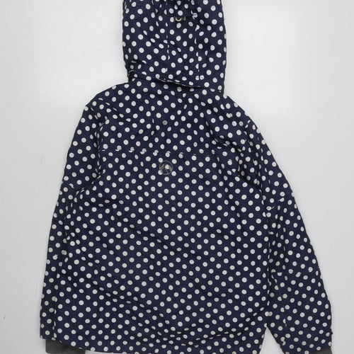 TOG 24 Girls Blue Polka Dot Jacket 9-10Y Winter Coat
