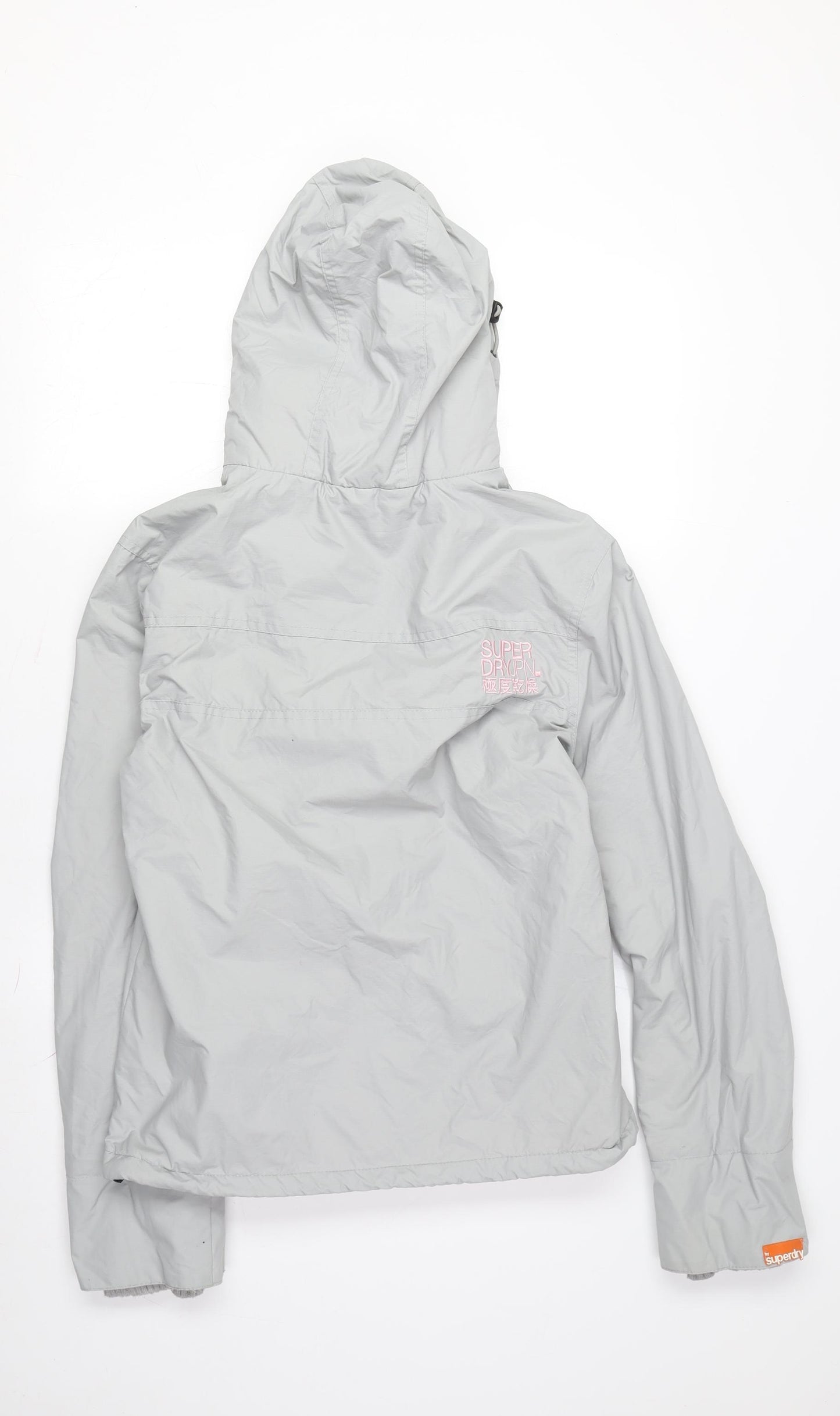 Superdry Women's Grey Windbreaker Jacket, Size L