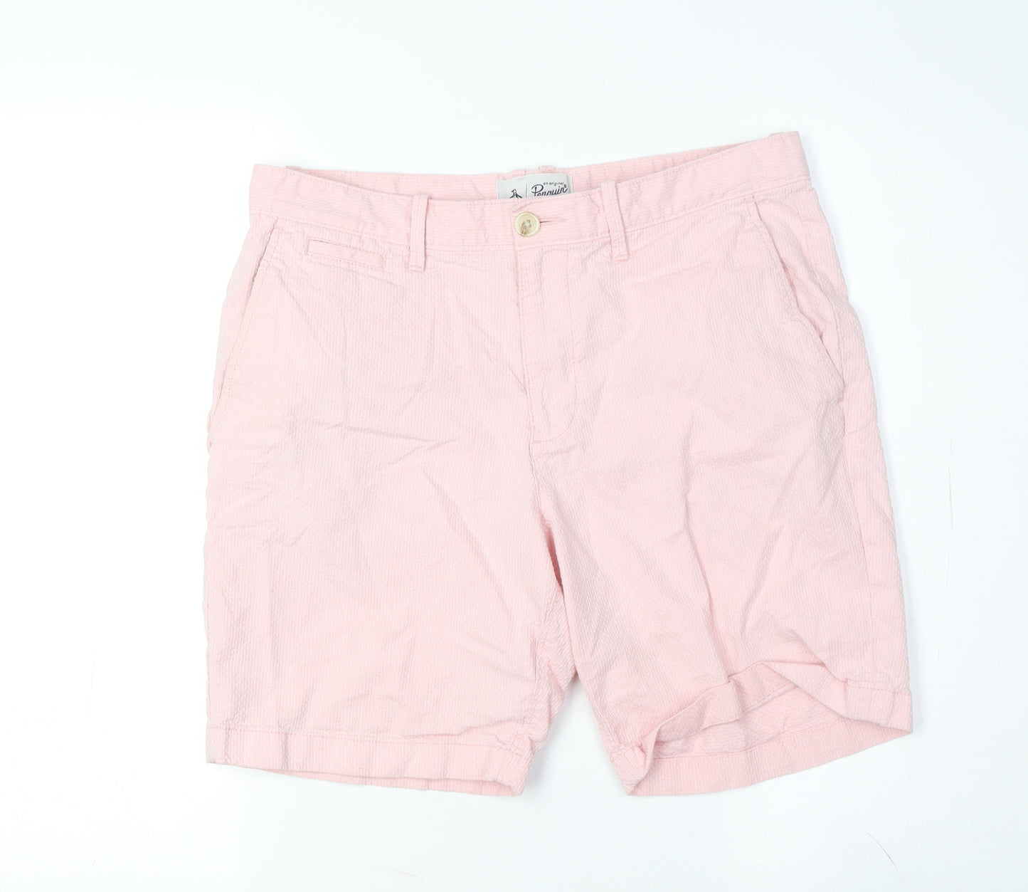 Original Penguin Men's Pink Chino Shorts Size L