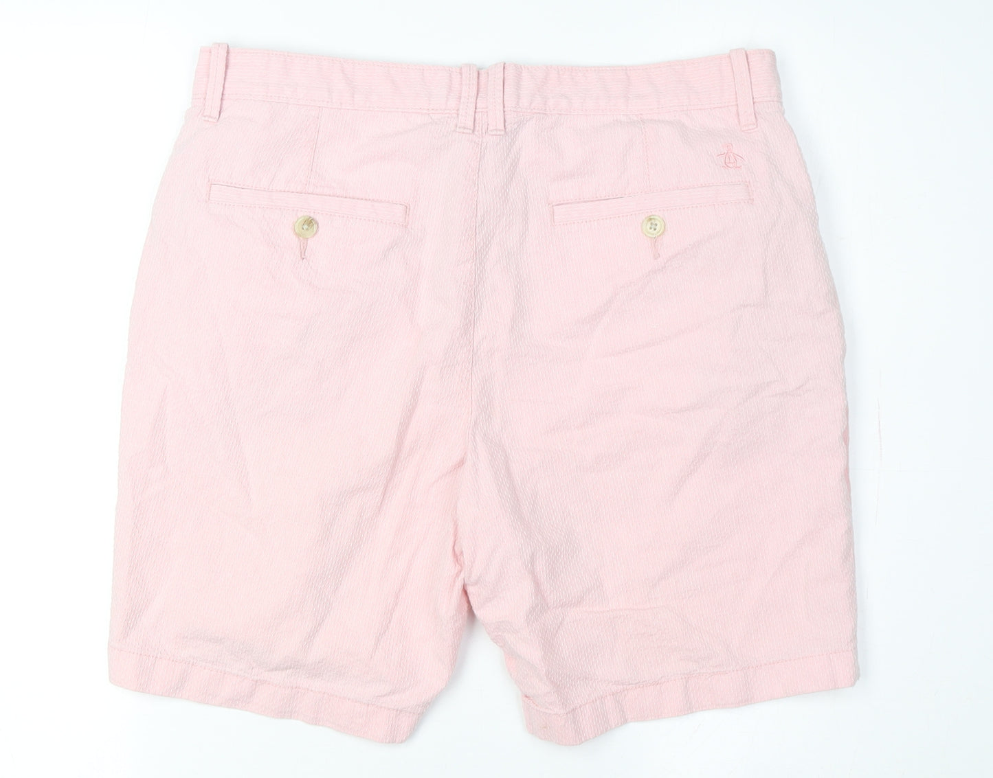 Original Penguin Men's Pink Chino Shorts Size L