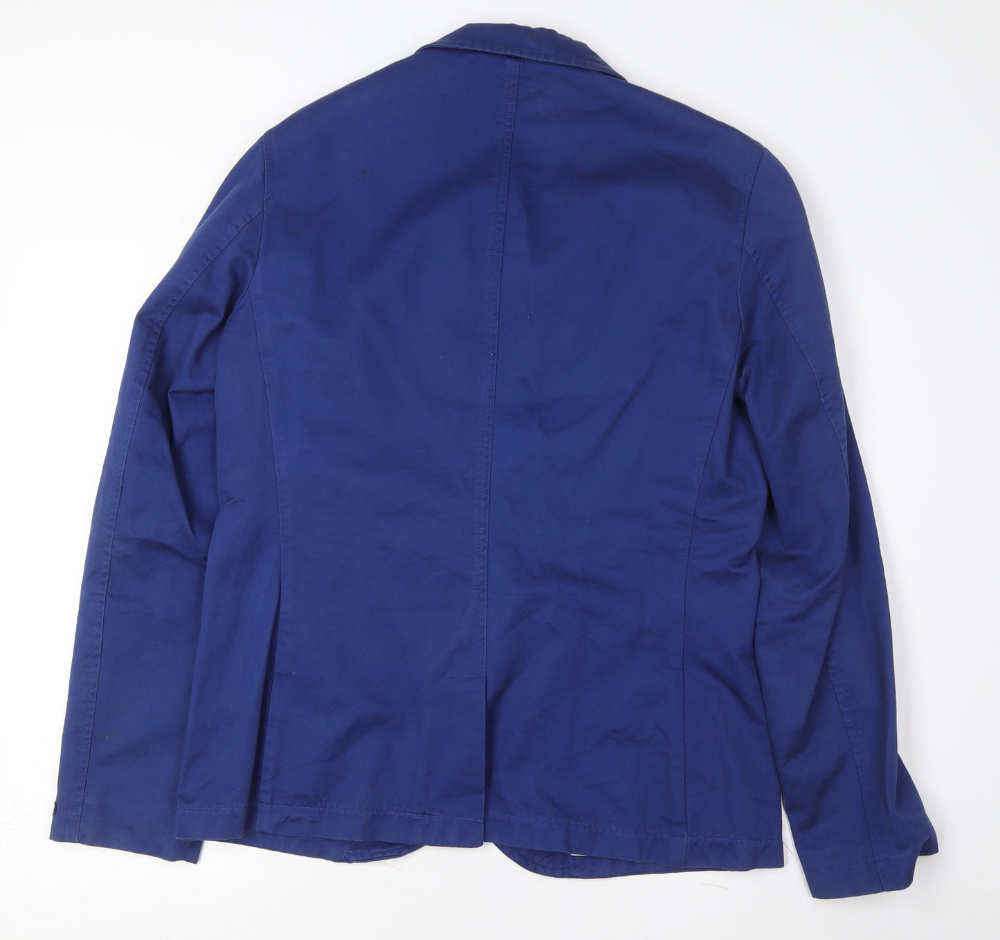 Lambretta Men's Blue Blazer - Size M, Mid-Length, Casual