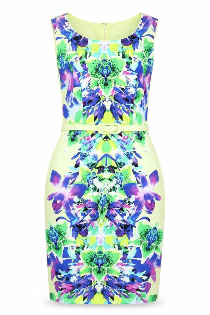 Star by Julien Macdonald Women's Multicoloured Bodycon Dress