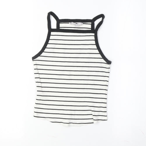 Red Herring Women's White Striped Tank