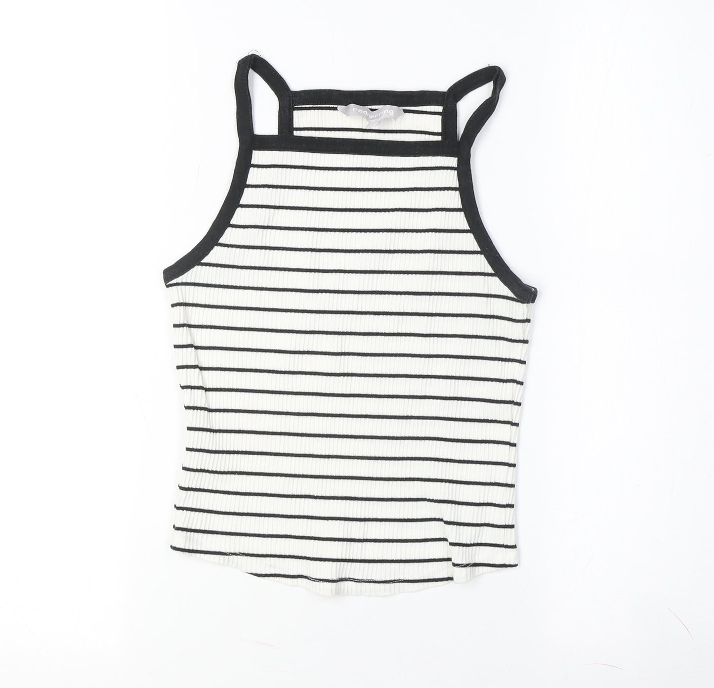 Red Herring Women's White Striped Tank