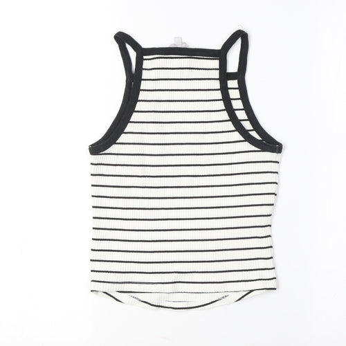 Red Herring Women's White Striped Tank