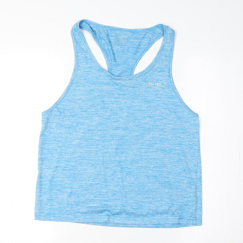 USA Pro Women's Blue Tank Top - Size 10, Sleeveless, Breathable