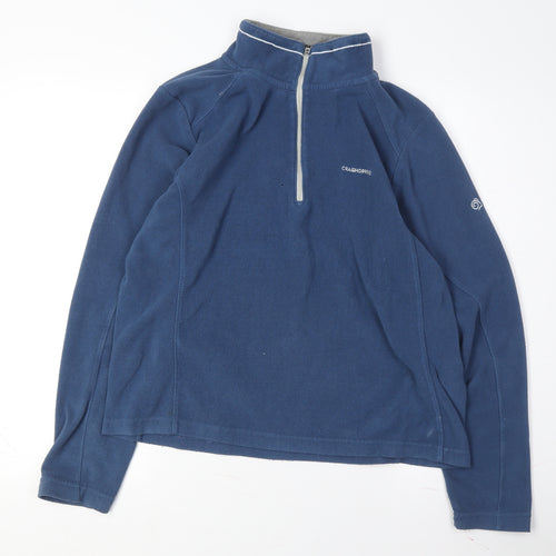 Craghoppers Men's Blue 1/2 Zip Fleece Sweatshirt S