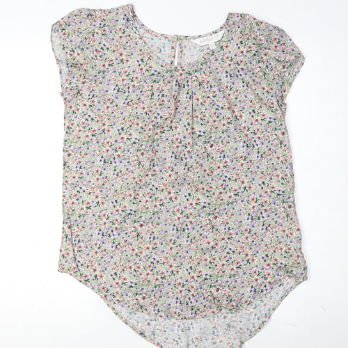 Apricot Women’s Multicoloured Floral Blouse Size 8