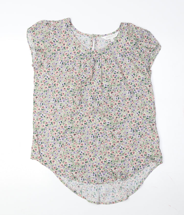 Apricot Women’s Multicoloured Floral Blouse Size 8