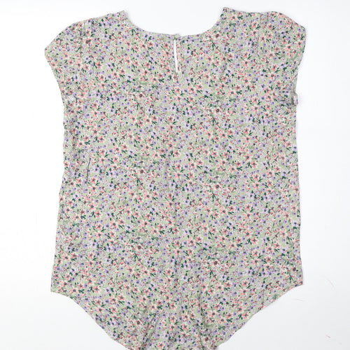 Apricot Women’s Multicoloured Floral Blouse Size 8