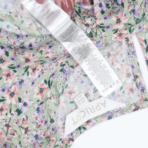 Apricot Women’s Multicoloured Floral Blouse Size 8