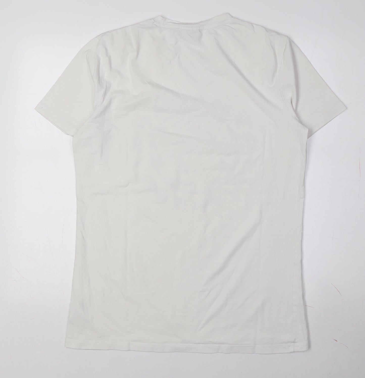 Gymshark White Men's M T-Shirt, Short Sleeve, Graphic